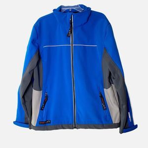 Canada Weather Gear Water resistant Jacket L Blue Softshell Thermoheat